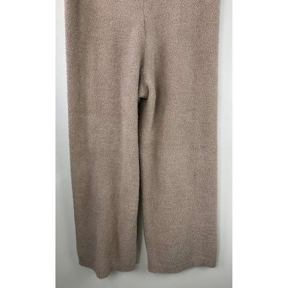 Softies Cozy Teddy Reverse Seam Crew Neck LS Top Pants Lounge Set Brown Size XL - Picture 12 of 16